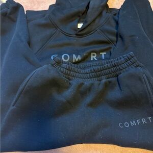 Comfort Colors Black Hoodie